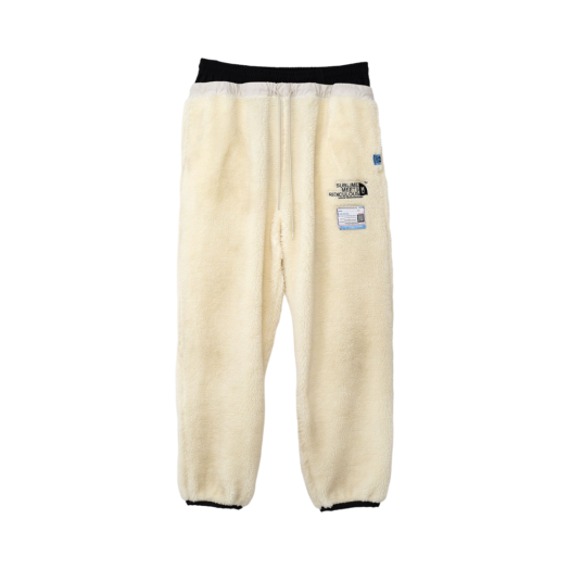 A11PT623-WHITE Maison Mihara Yasuhiro Layered Boa Pants White