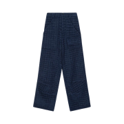 Hono Report Flap Pocket Pants Navy Tweed