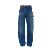 JW Anderson Twisted Workwear Denim Jeans Light Blue