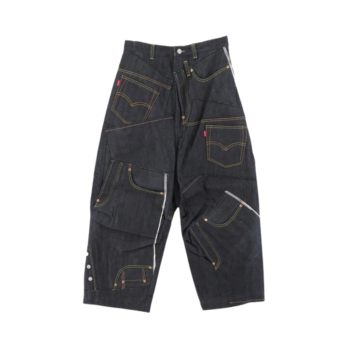 WM-P201-051 Junya Watanabe Cotton Selvedge Denim Levi's W Name Pants Indigo