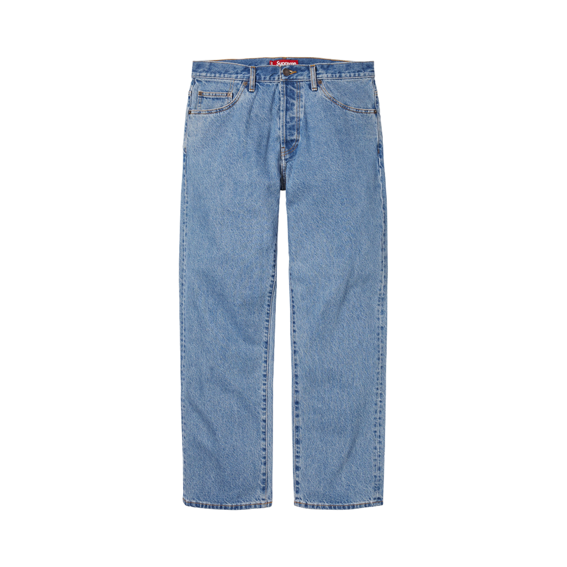 - Supreme Regular Jean Washed Indigo - 25SS