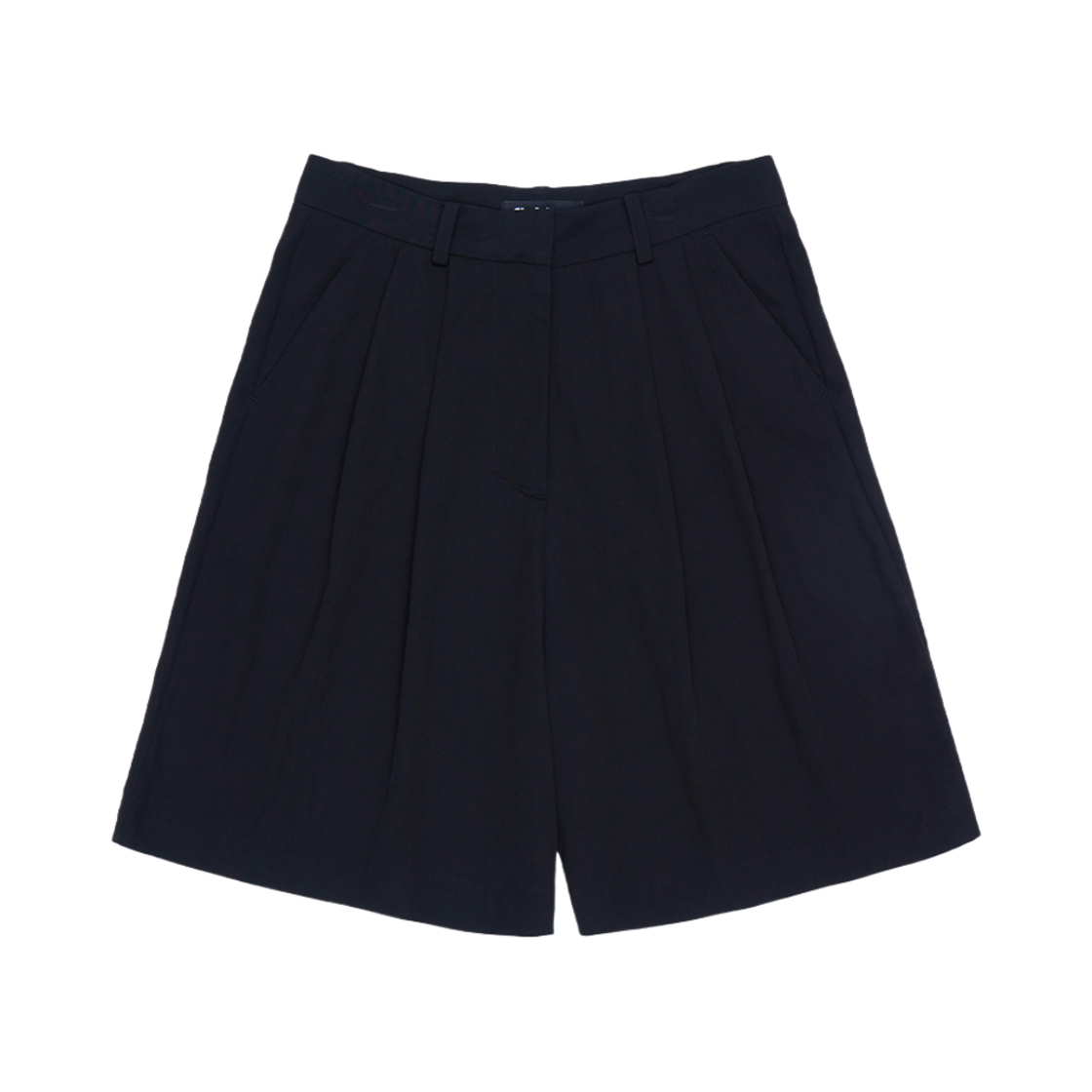 FDC21PTW96BKnew Fielders Woman Pintuck Wide Half Pants Black