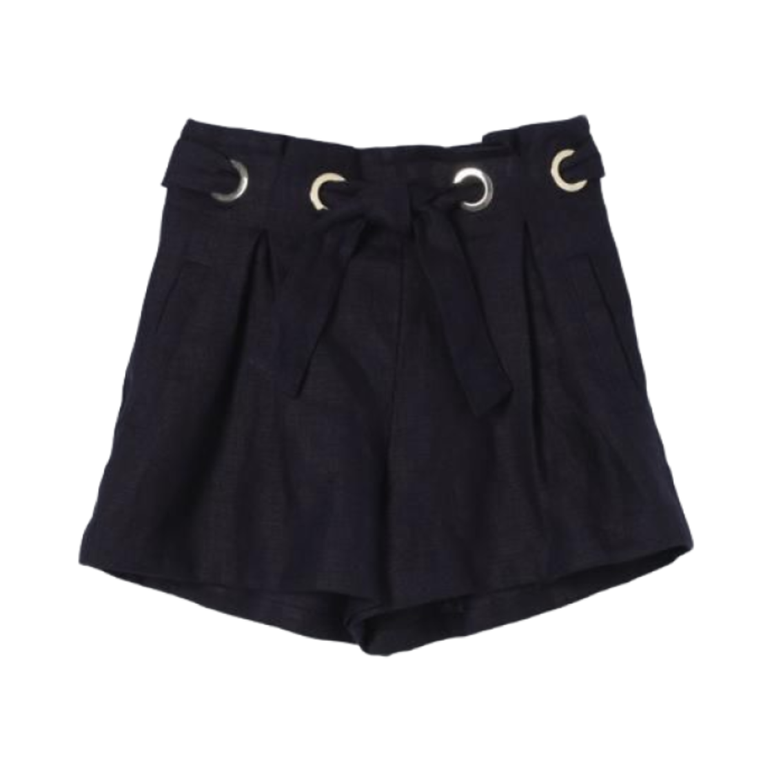 (키즈) 끌로에 린넨 쇼츠 블랙((Kids) Chloe Linen Shorts Black)
