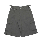 Haleine Carpenter Cargo Bermuda Shorts Grey (VB206)