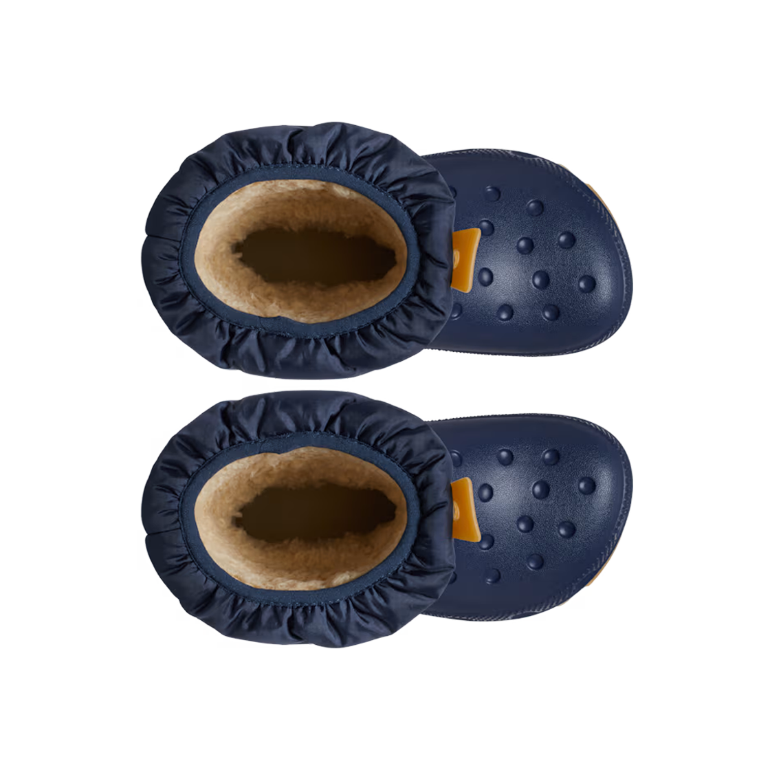 (키즈) 크록스 클래식 네오 퍼프 부츠 네이비 검((Kids) Crocs Classic Neo Puff Boot Navy Gum) - 2