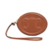 Celine Coin Purse Cuir Triomphe in Smooth Calfskin Tan