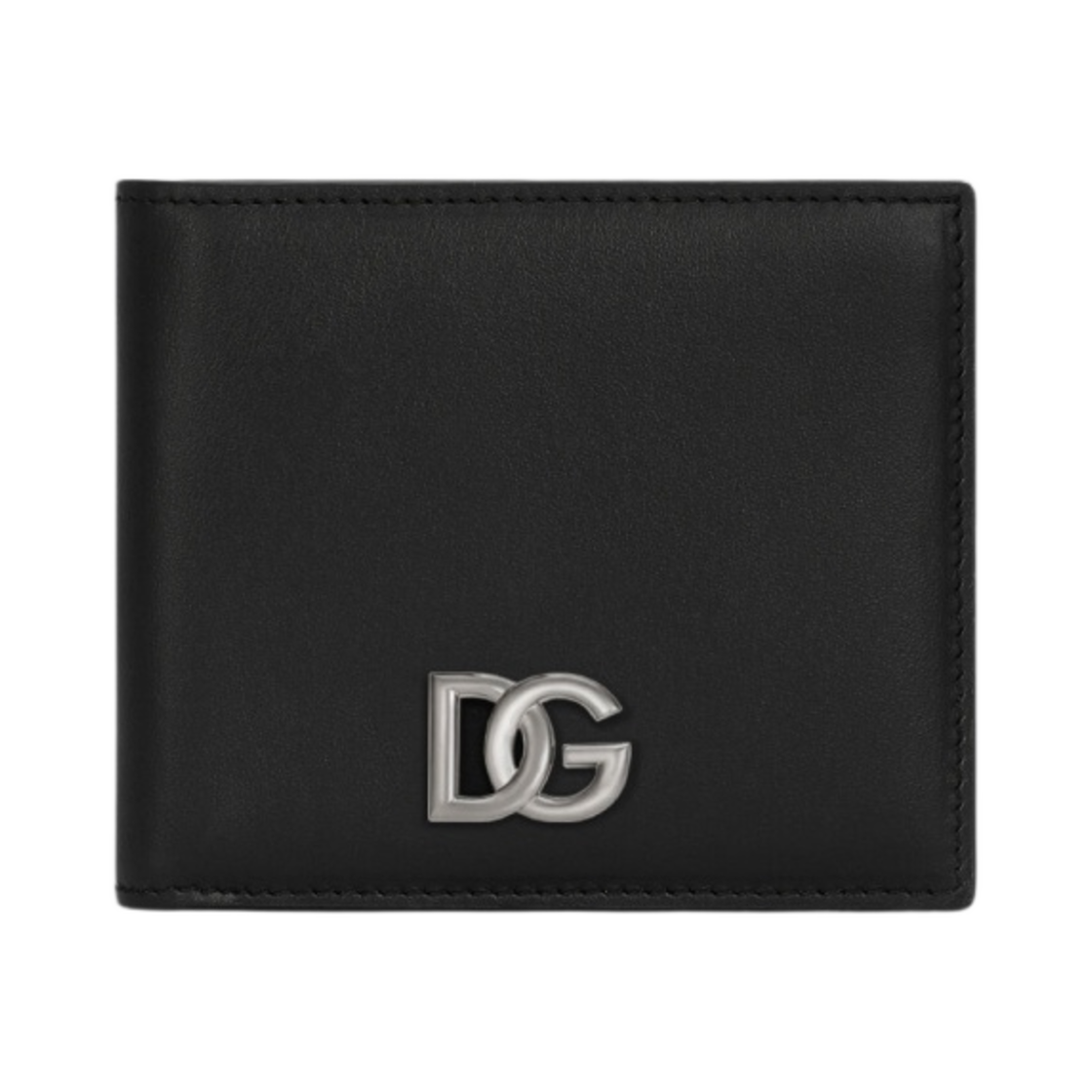 돌체 앤 가바나 DG 로고 카프스킨 나파 월렛 블랙(Dolce & Gabbana Calfskin Nappa Wallet with DG Logo Black)