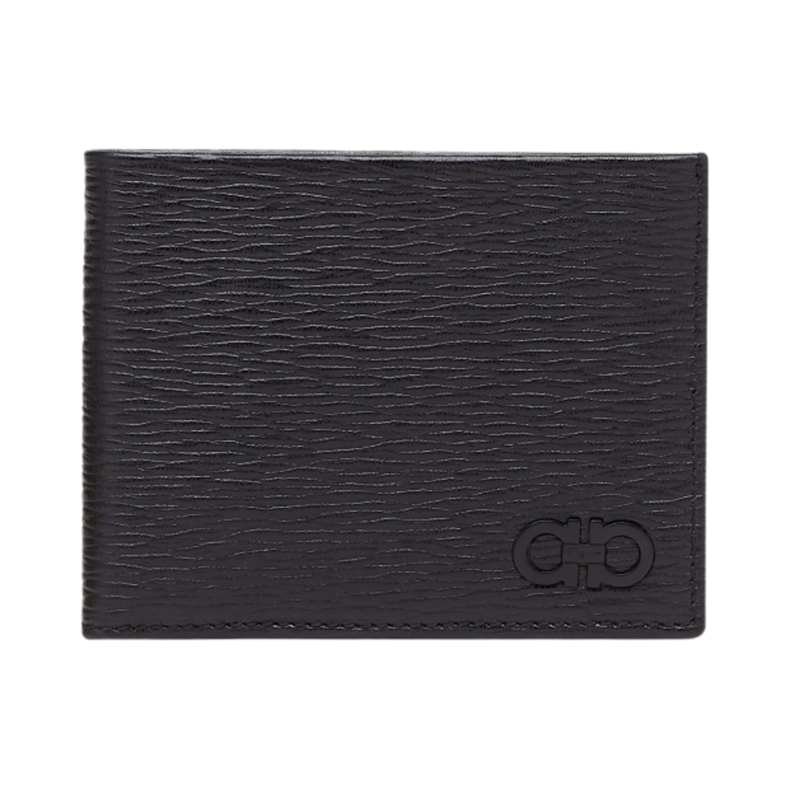 66A064-733314 Ferragamo Gancini Wallet Black Rain - 대표 이미지 #1