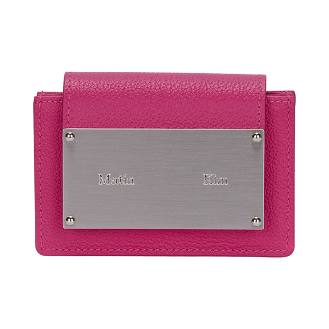 마뗑킴 아코디언 지갑 핫 핑크
