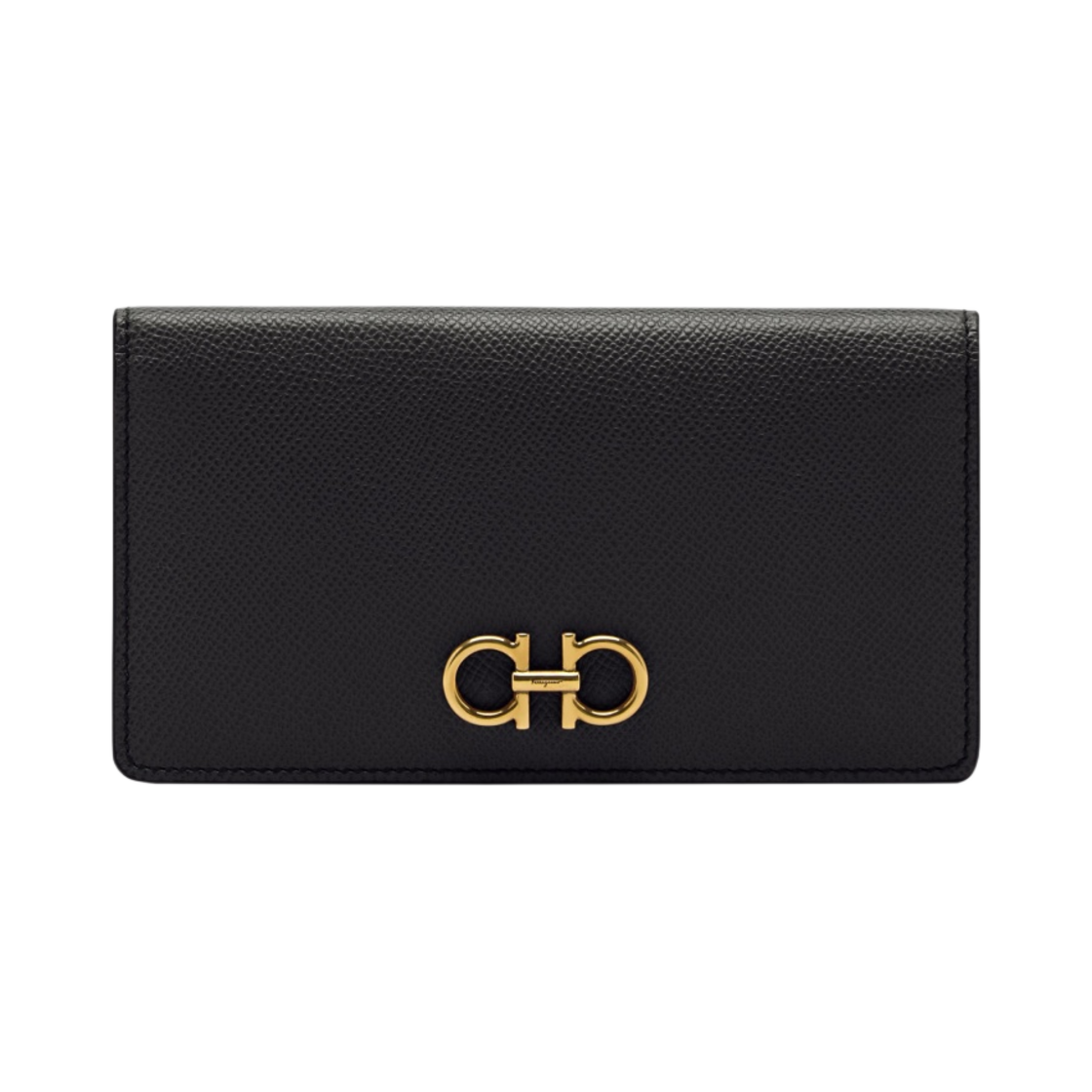 페라가모 간치니 장지갑 블랙(Ferragamo Gancini Continental Wallet Black)