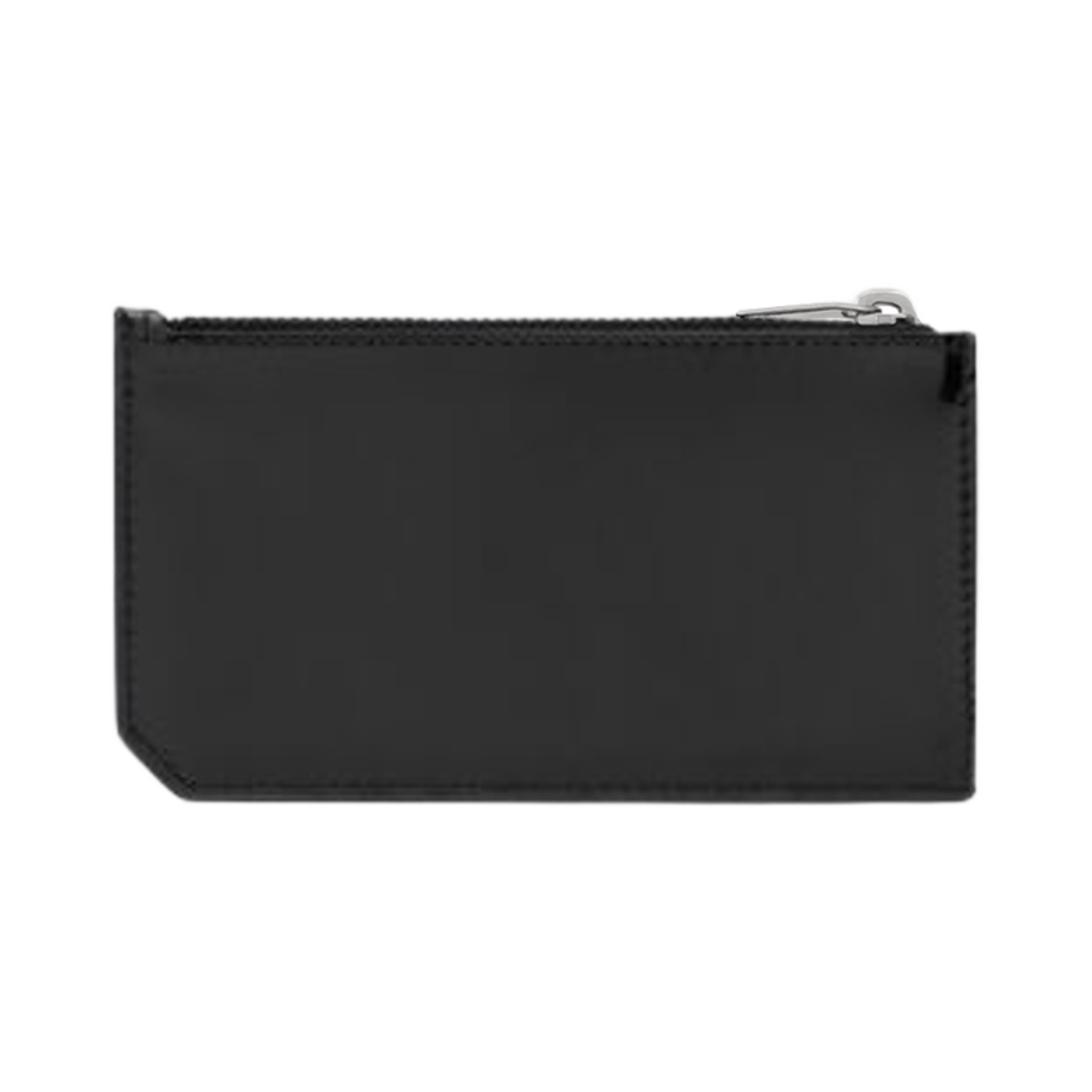 생로랑 파리 프라그먼트 집 카드 케이스 브러쉬드 레더 블랙(Saint Laurent Paris Fragments Zip Card Case In Brushed Leather Black) - 2