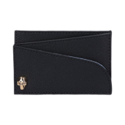 Alexander McQueen Skull Card Holder Black