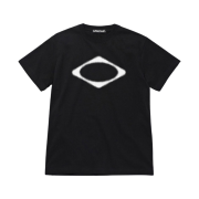 (W) Mischief Rhombus Blur T-Shirt Basic Black