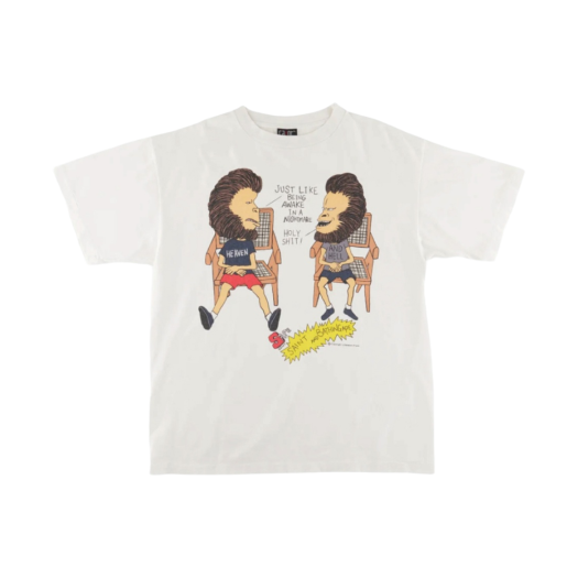 S23-0000-110/001CSJ221901C Saint Mxxxxxx × BAPE Hvn & Hell AP S/S T-Shirt White - 23SS
