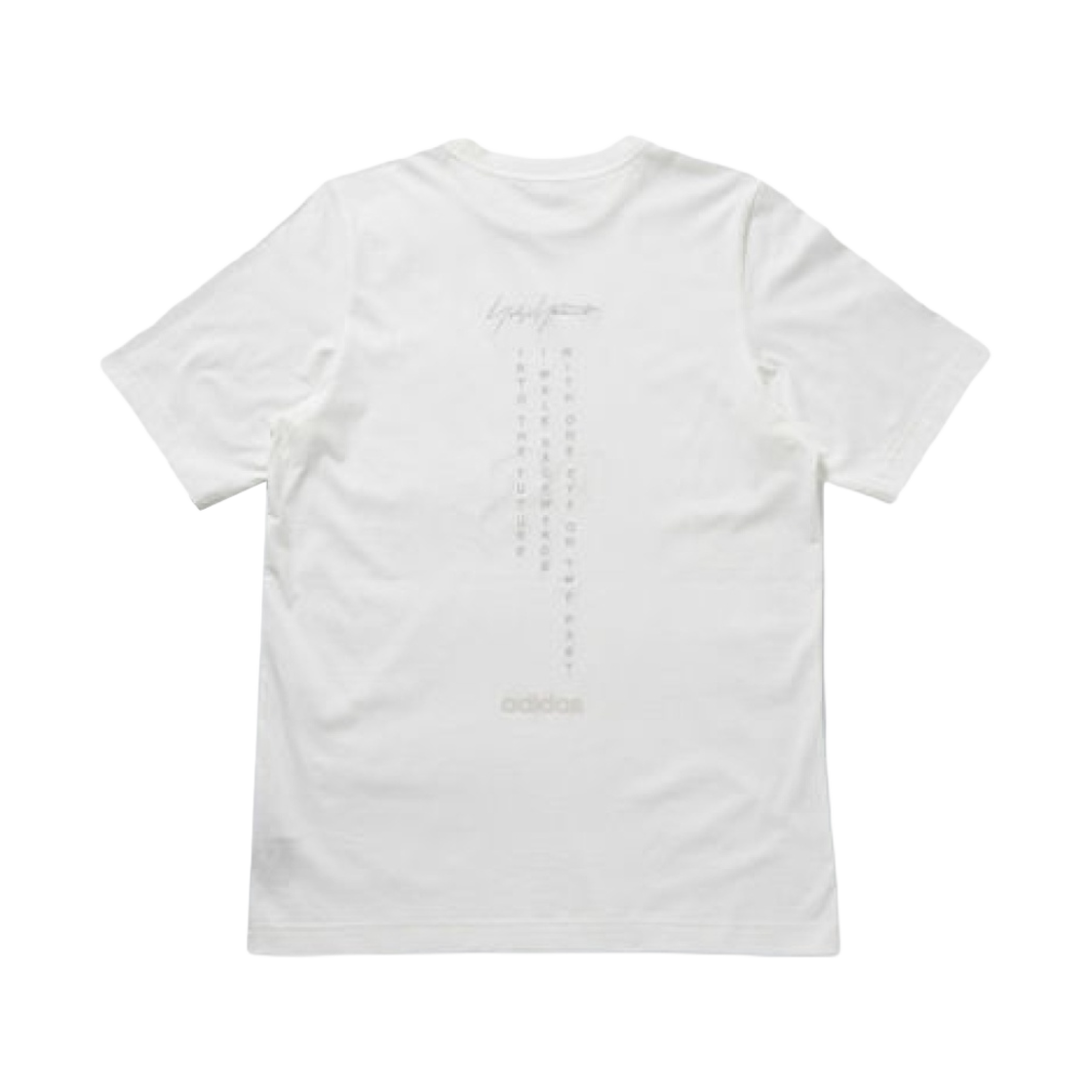 Y-3 커메머레이티브 숏슬리브 티셔츠 화이트(Y-3 Commemorative Short Sleeve T-Shirt White) - 1