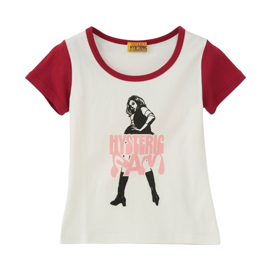 (W) 히스테릭 글래머 x P.A.M 빅슨 걸 츠비 티셔츠 핑크((W) Hysteric Glamour x P.A.M Vixen Girl Chibi T-Shirt Pink) - 1