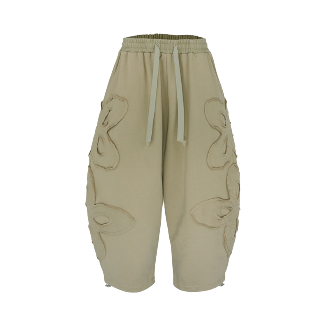 24fw35 OV Surgery Clover Logo Patchs Sweatpants Olive