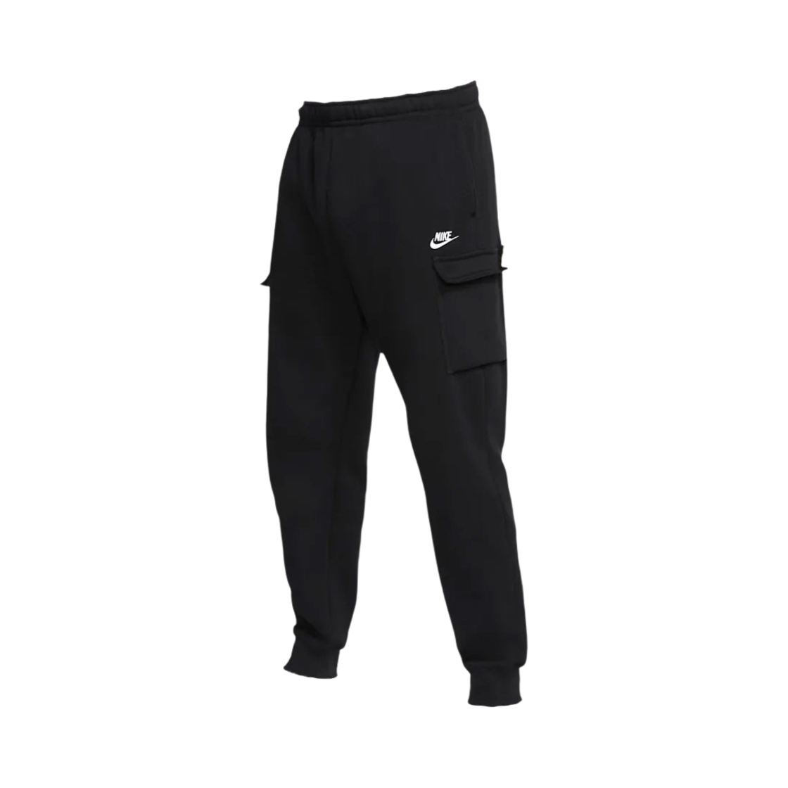 나이키 NSW 클럽 플리스 카고 팬츠 블랙 - 아시아