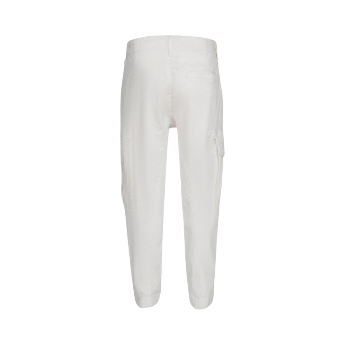 (키즈) C.P. 컴퍼니 U16 스트레치 개버딘 카고 팬츠 거즈 화이트 - 23SS((Kids) C.P. Company U16 Stretch Gabardine Cargo Pants Gauze White - 23SS) - 2