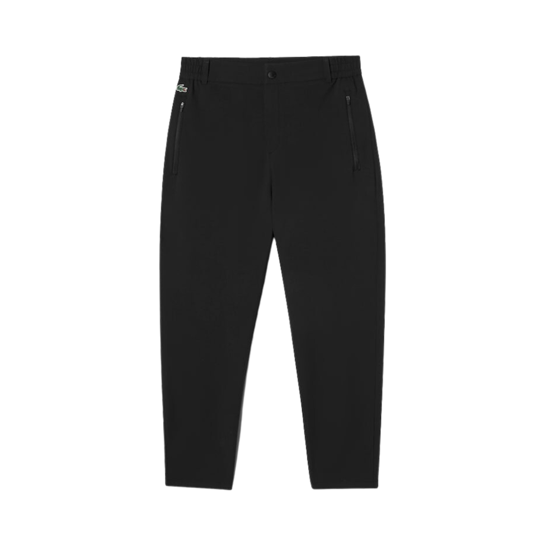 (W) 라코스테 골프 베이직 밴딩 팬츠 블랙((W) Lacoste Golf Basic Banded Pants Black) - 1