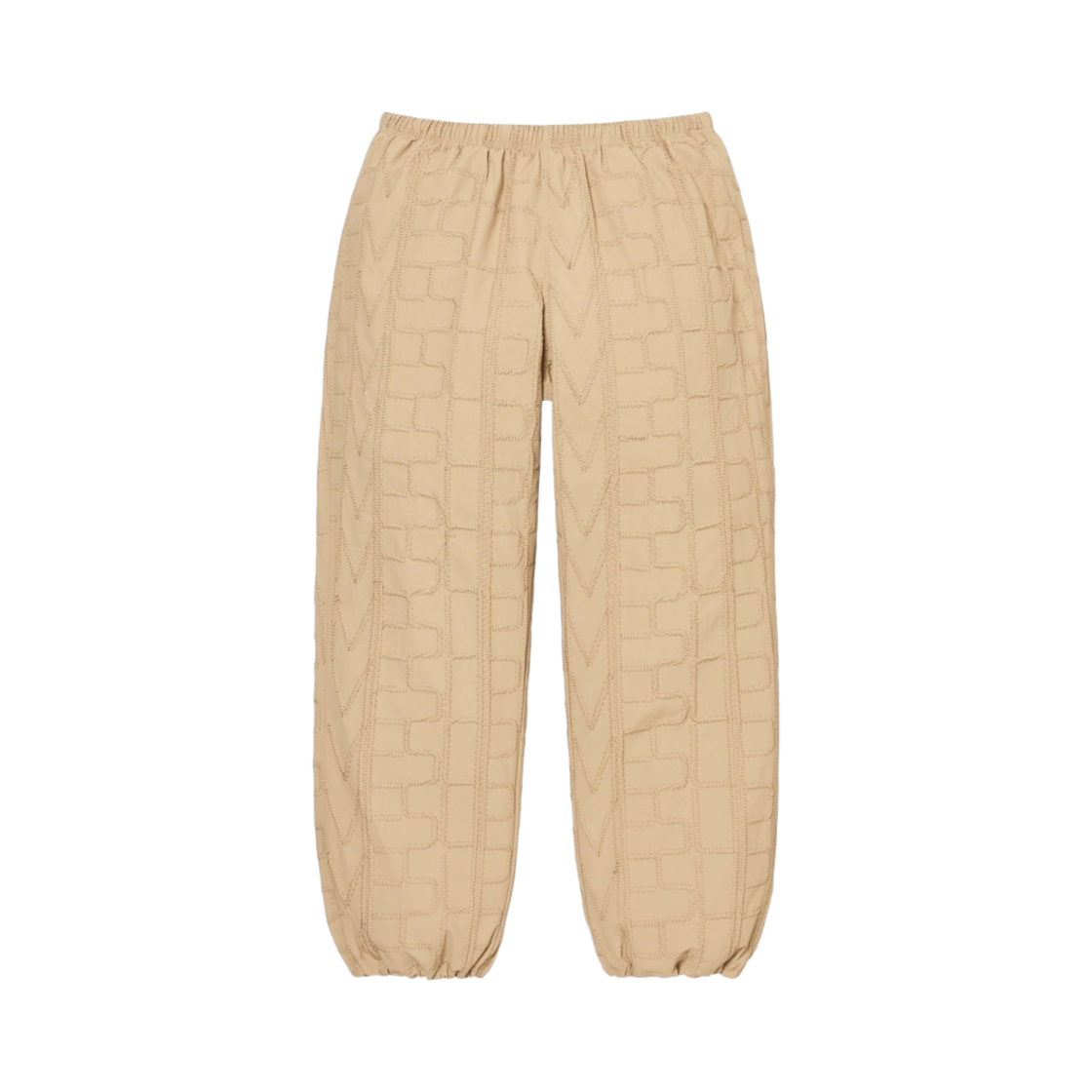 슈프림 리핏 자수 트랙 팬츠 탄 - 23SS(Supreme Repeat Stitch Track Pants Tan - 23SS) - 1
