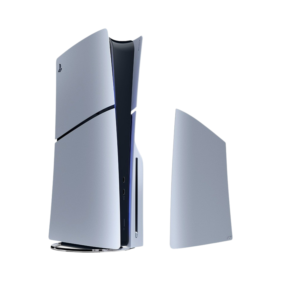 플레이스테이션 5 딥어스 슬림 콘솔 커버 스털링 실버(PlayStation 5 Deep Earth Slim Console Cover Sterling Silver)