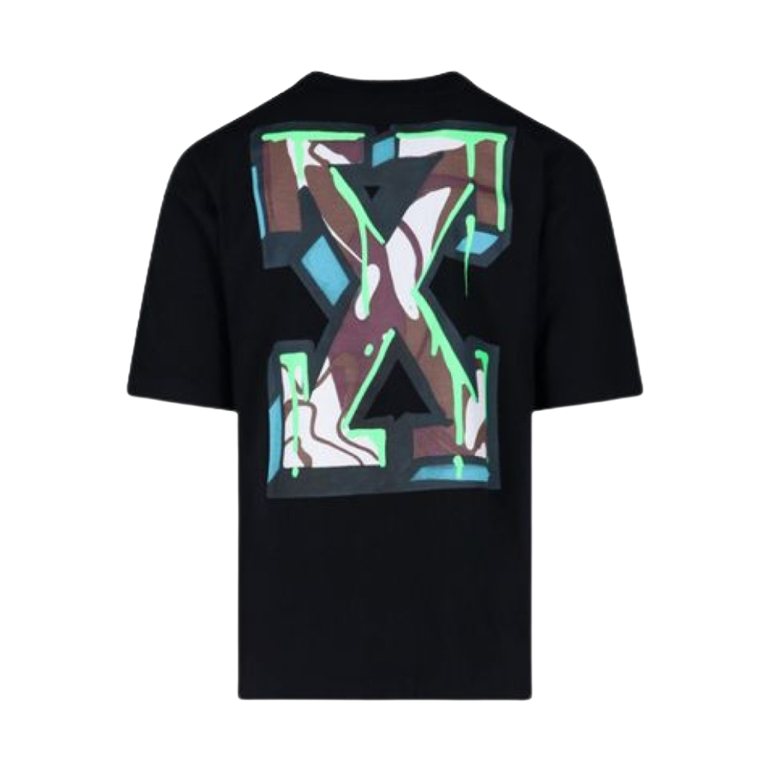 OMAA119S22JER0081001 Off-White Neen Arrow Skate S/S T-Shirt Black