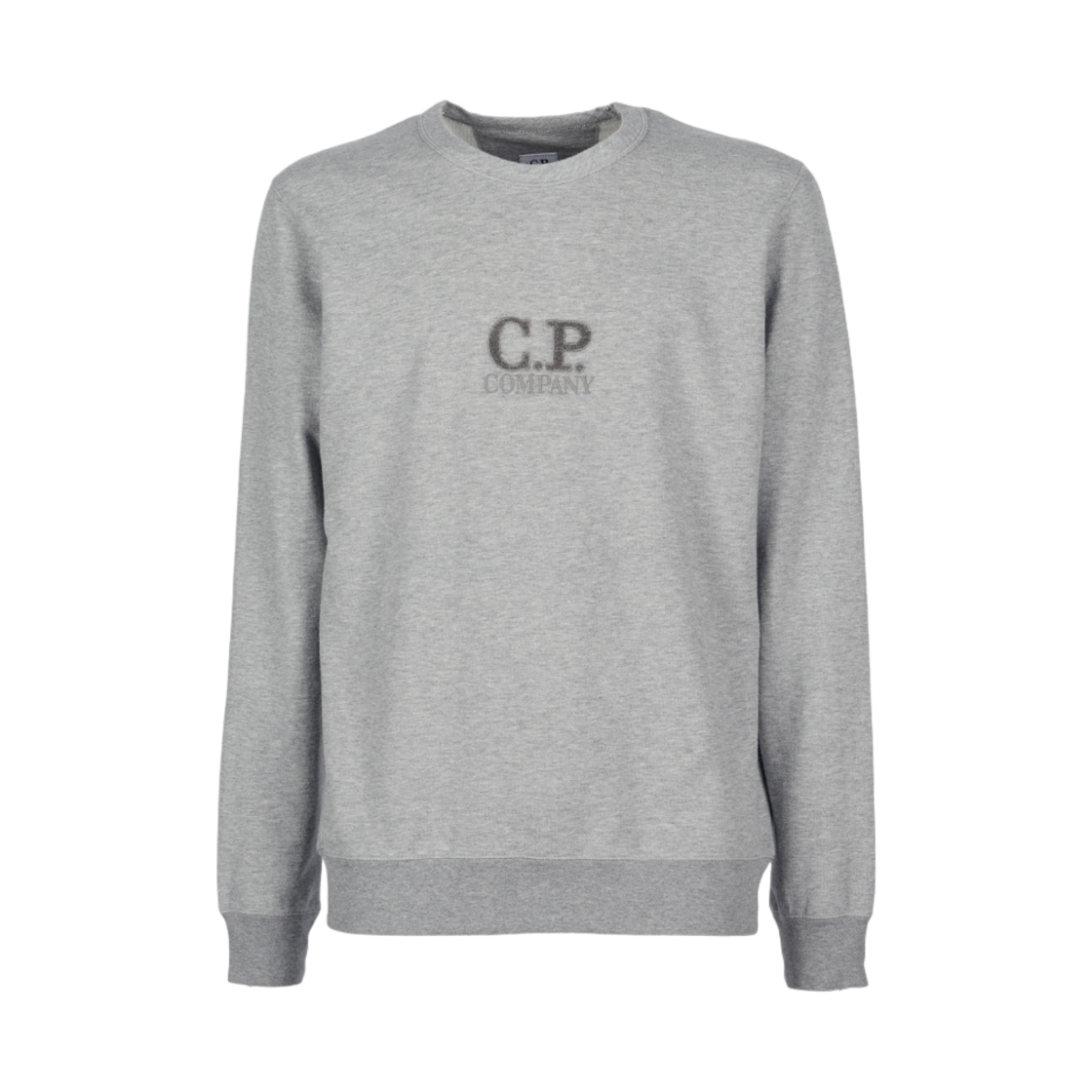 C.P. 컴퍼니 라이트 플리스 로고 스웨트셔츠 그레이 멜란지 - 22FW(C.P. Company Light Fleece Logo Sweatshirt Grey Melange - 22FW) - 1