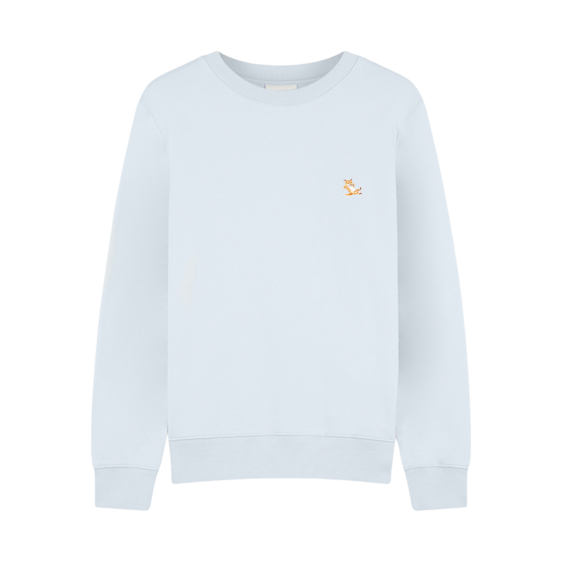 메종 키츠네 칠랙스 패치 레귤러 스웨트셔츠 스카이 블루(Maison Kitsune Chillax Patch Regular Sweatshirt Sky Blue)