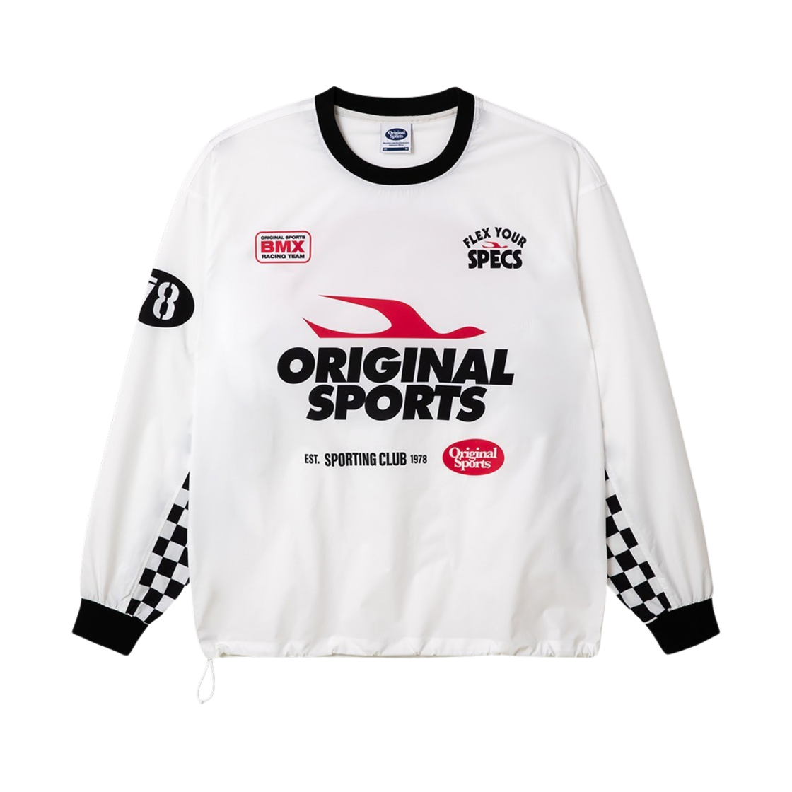 PO3MT24S171 PRO-SPECS Motor Woven Pull Over Off White
