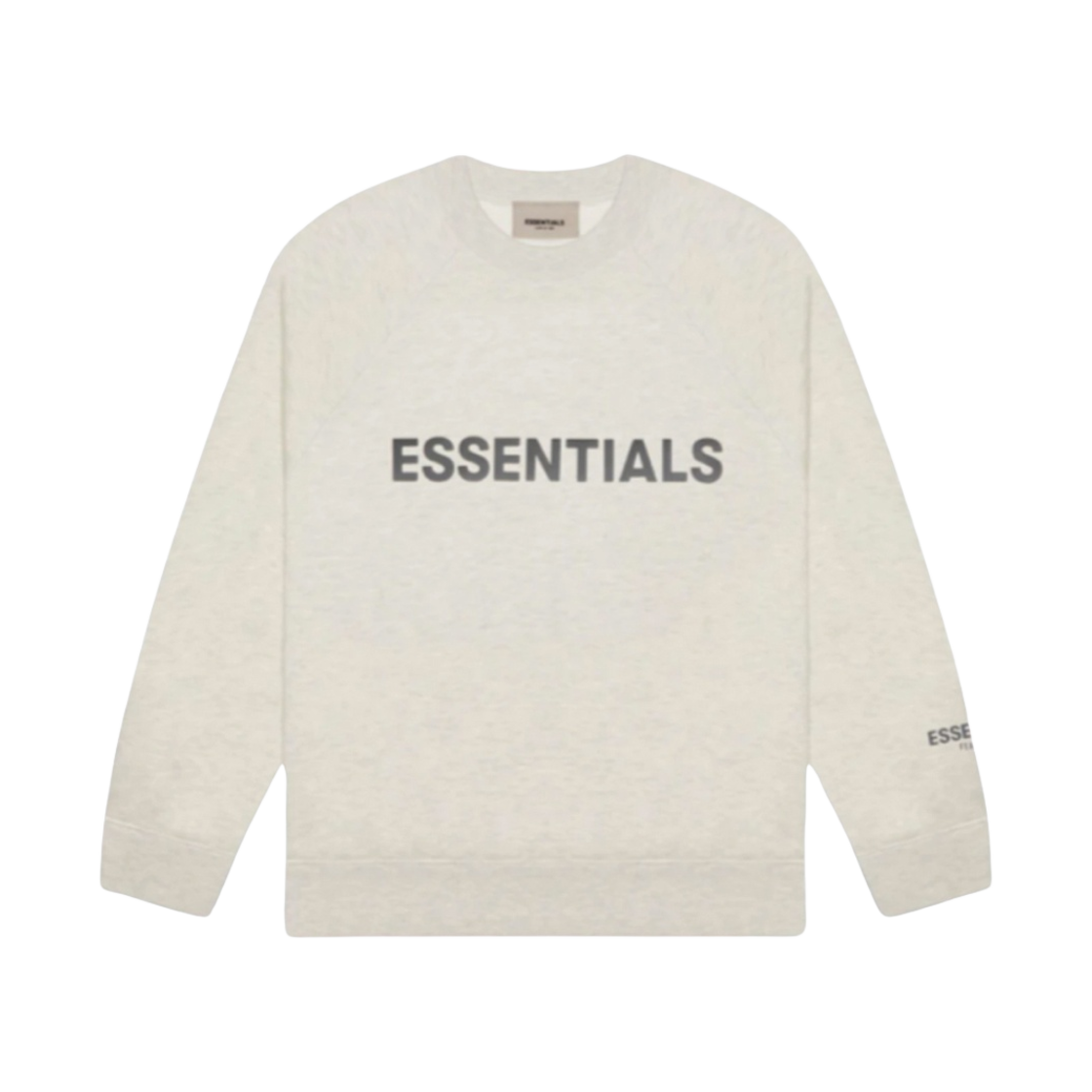 에센셜 3D 실리콘 아플리케 크루넥 오트밀/오트밀 헤더/라이트 헤더 오트밀 2020