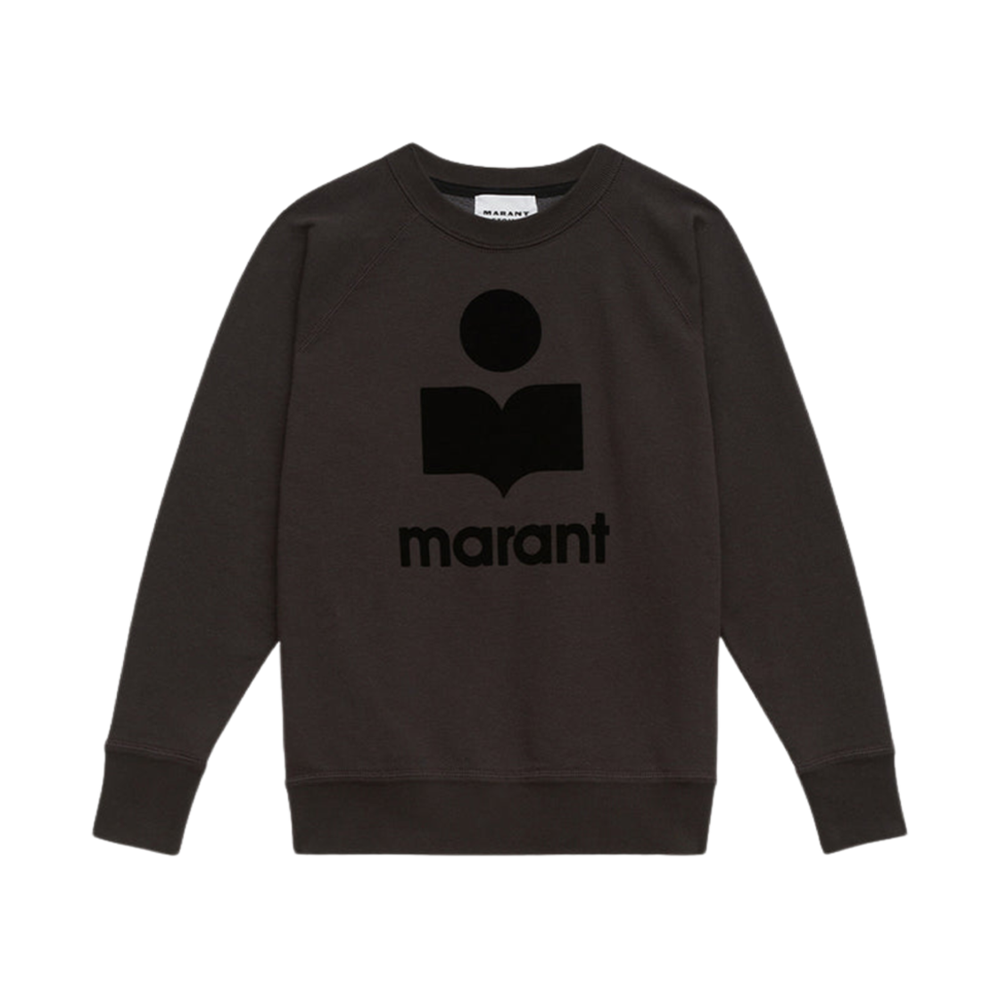 (W) 이자벨 마랑 밀리니 코튼 로고 스웨트셔츠 블랙 - 25SS((W) Isabel Marant Millyny Cotton Sweatshirt with Logo Black - 25SS)