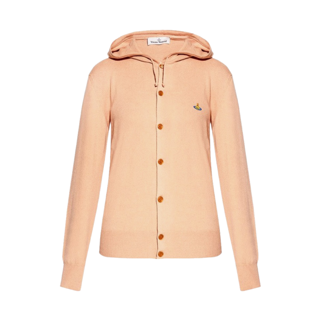 3803000G-Y000E-C401 Vivienne Westwood Hoodie Cardigan Beige
