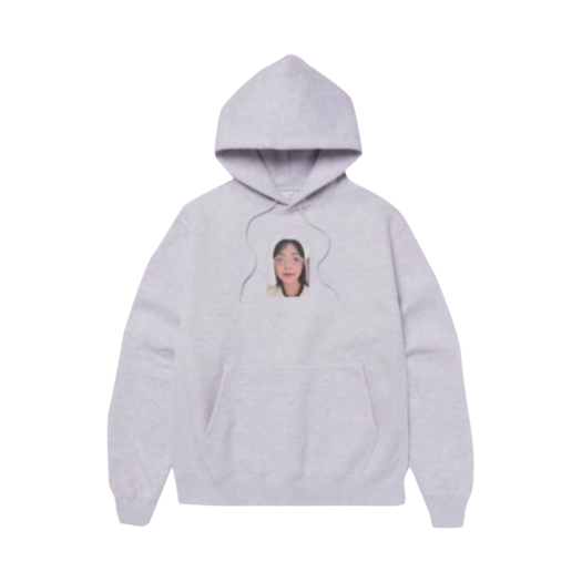 Meenoi Hoodie Selfie Grey