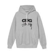 CDG x Stussy Hoodie Grey
