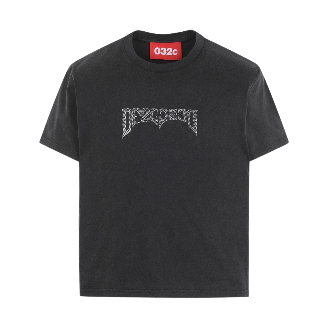 032c 러스터 피티드 티셔츠 페이디드 블랙(032c Luster Fitted T-Shirt Faded Black)