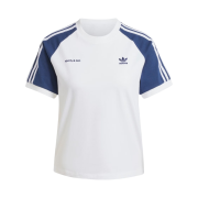 (W) Adidas x Sporty & Rich T-Shirt White Night Indigo - KR Sizing