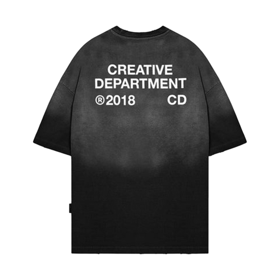리터니티 티셔츠 크리에이티브 디파트먼트 페이디드 블랙 - 24FW(Reternity T-Shirt Creative Dept Faded Black - 24FW)