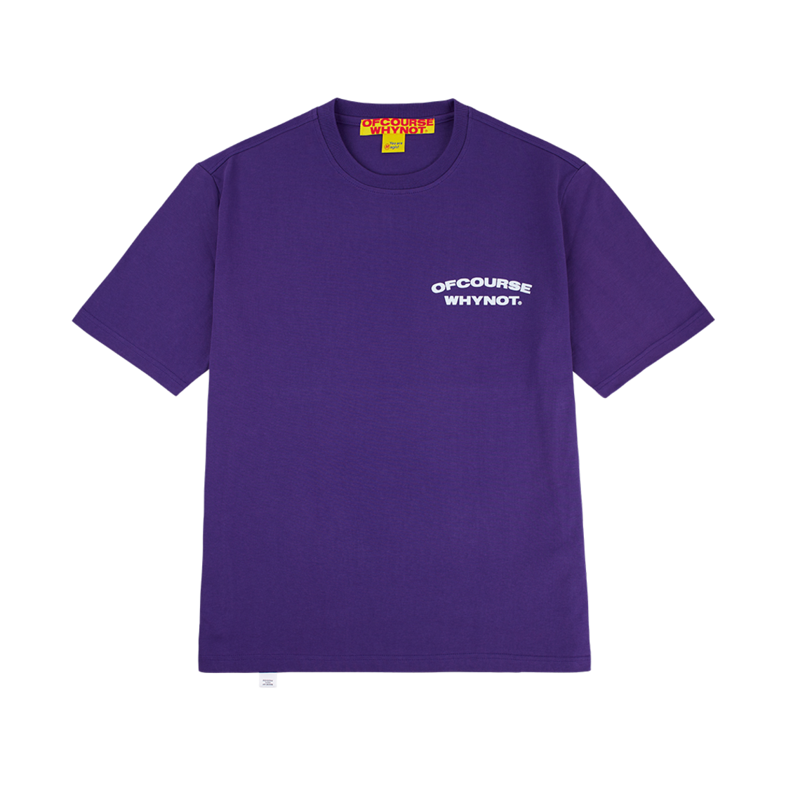 오브콜스와이낫 블라 블라 티셔츠 퍼플(ofcoursewhynot Blah Blah T-Shirt Purple)