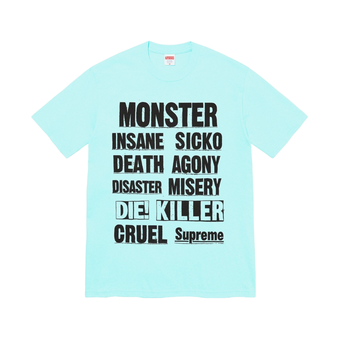 슈프림 몬스터 티셔츠 터콰이즈 - 21FW(Supreme Monster T-Shirt Turquoise - 21FW) - 1