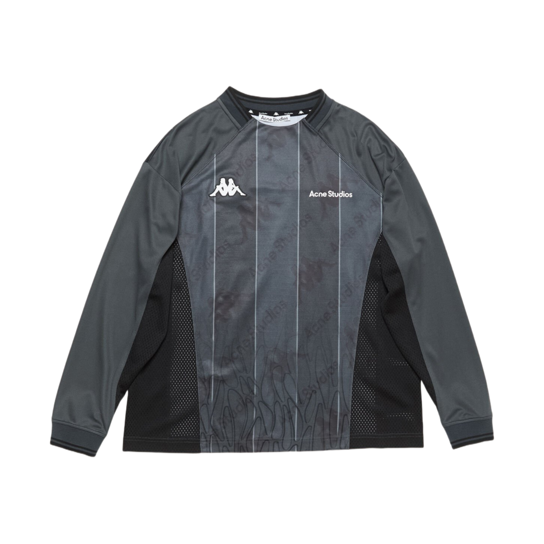 아크네 스튜디오 x 카파 로고 티셔츠 앤트러사이트 블랙(Acne Studios x Kappa Logo T-Shirt Anthracite Black)