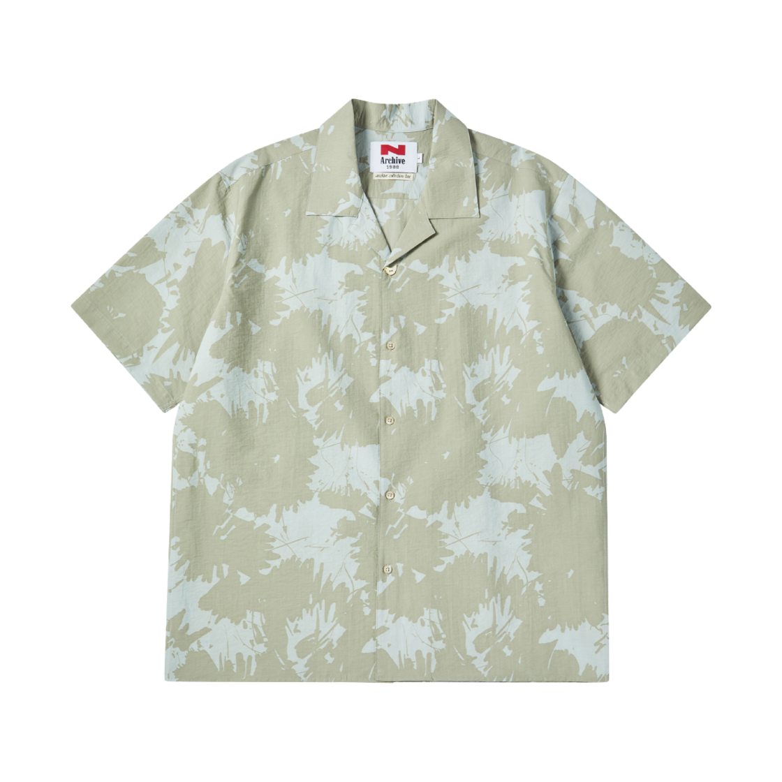 엔 아카이브 럭스 페브릭 멀티 패턴 반팔 셔츠 멀티(N ARCHIVE Lux Fabric Multi Pattern 1/2 Shirts Multi) - 1