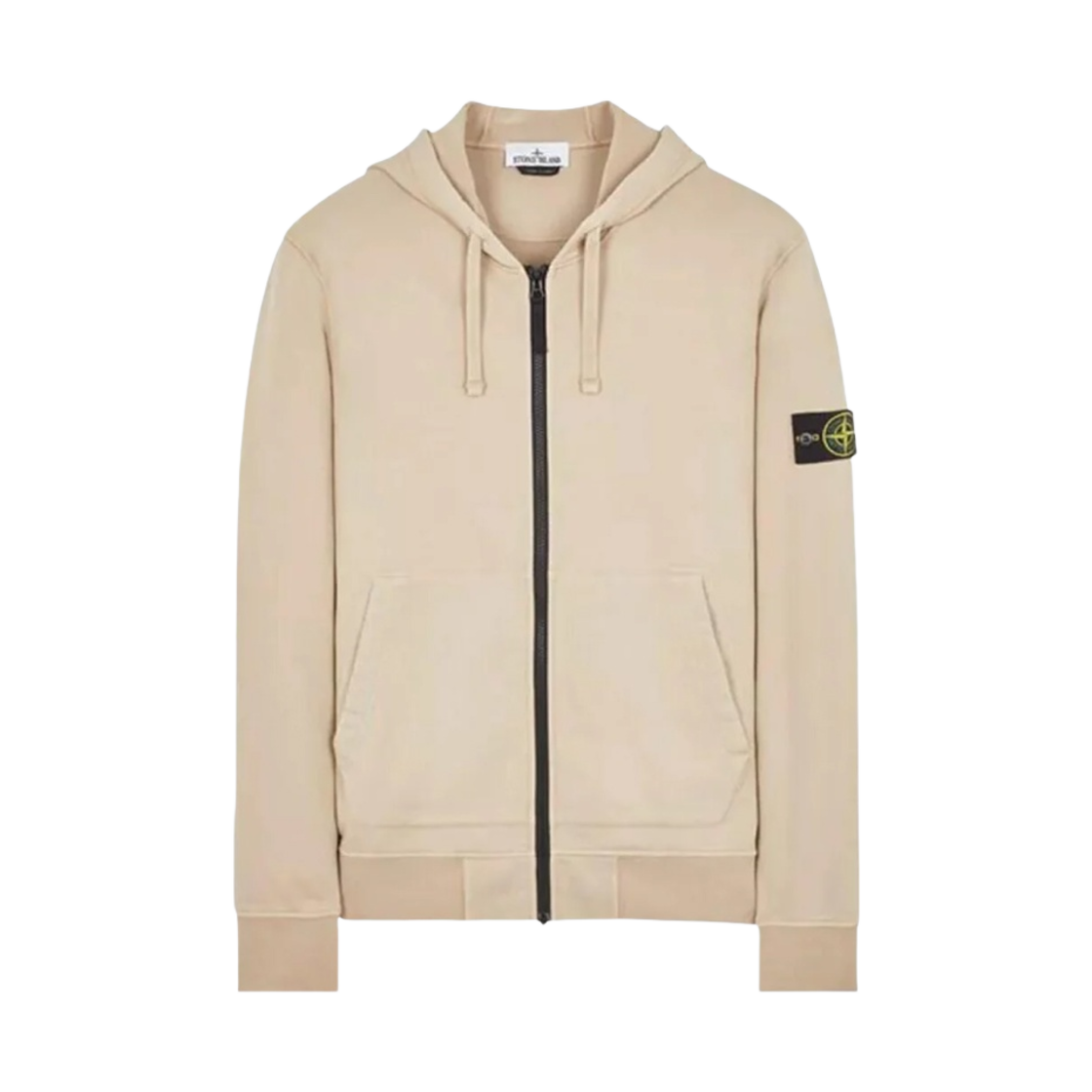 스톤 아일랜드 64251 코튼 플리스 후드 집업 도브 그레이 - 23SS(Stone Island 64251 Cotton Fleece Full Zip Hooded Sweatshirt Dove Grey - 23SS) - 1