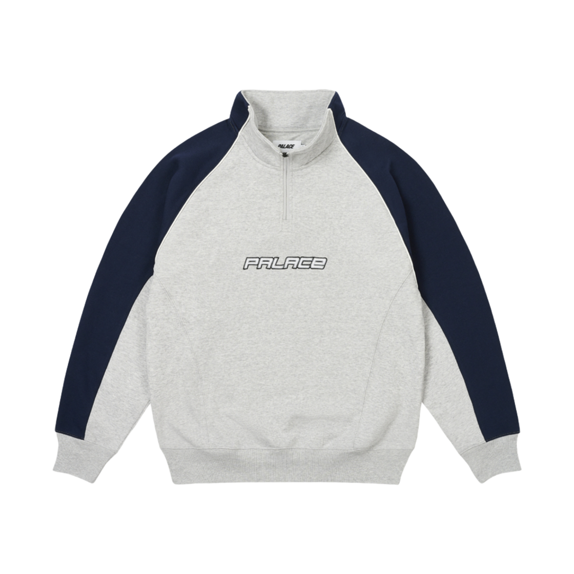 팔라스 팔스타 1/4 집 그레이 말 - 24FW(Palace Palstar 1/4 Zip Grey Marl - 24FW) - 2