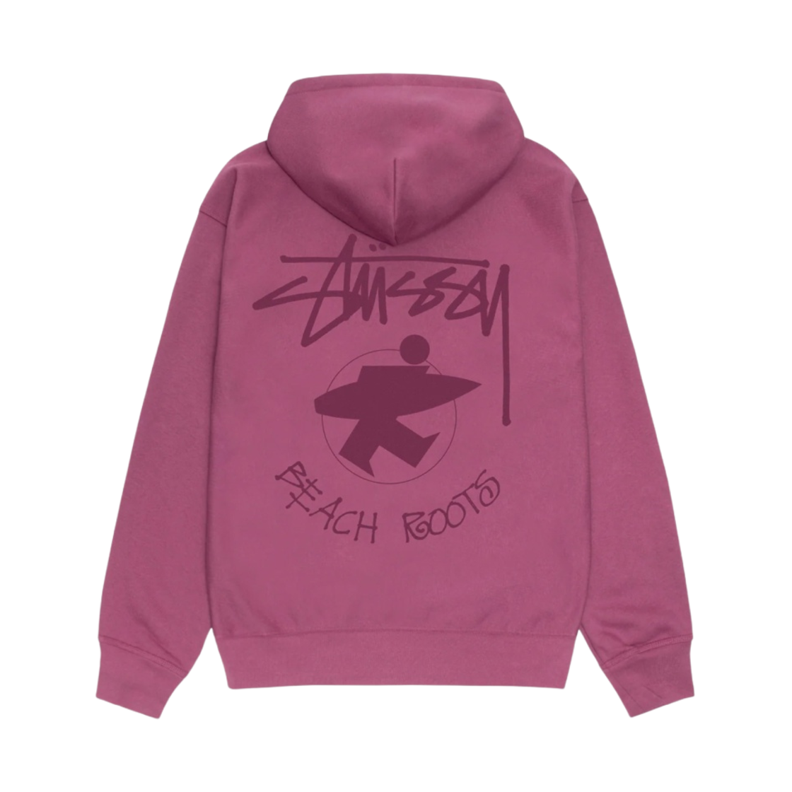 스투시 비치 루트 후드 집업 베리(Stussy Beach Roots Zip Hoodie Berry)