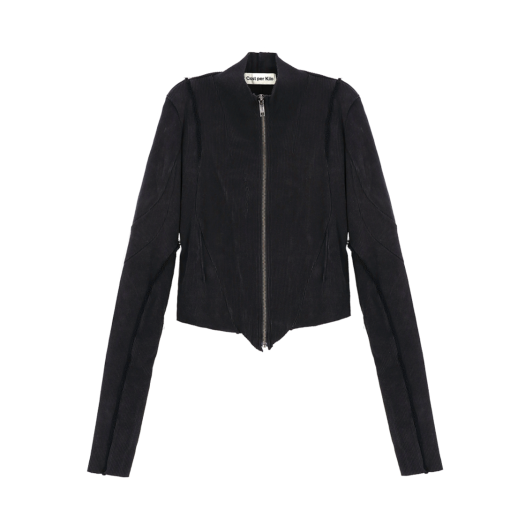 CK24AWSW01BK Cost Per Kilo Acryl Zip Jacket Black
