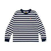 Human Made Striped L/S T-Shirt White