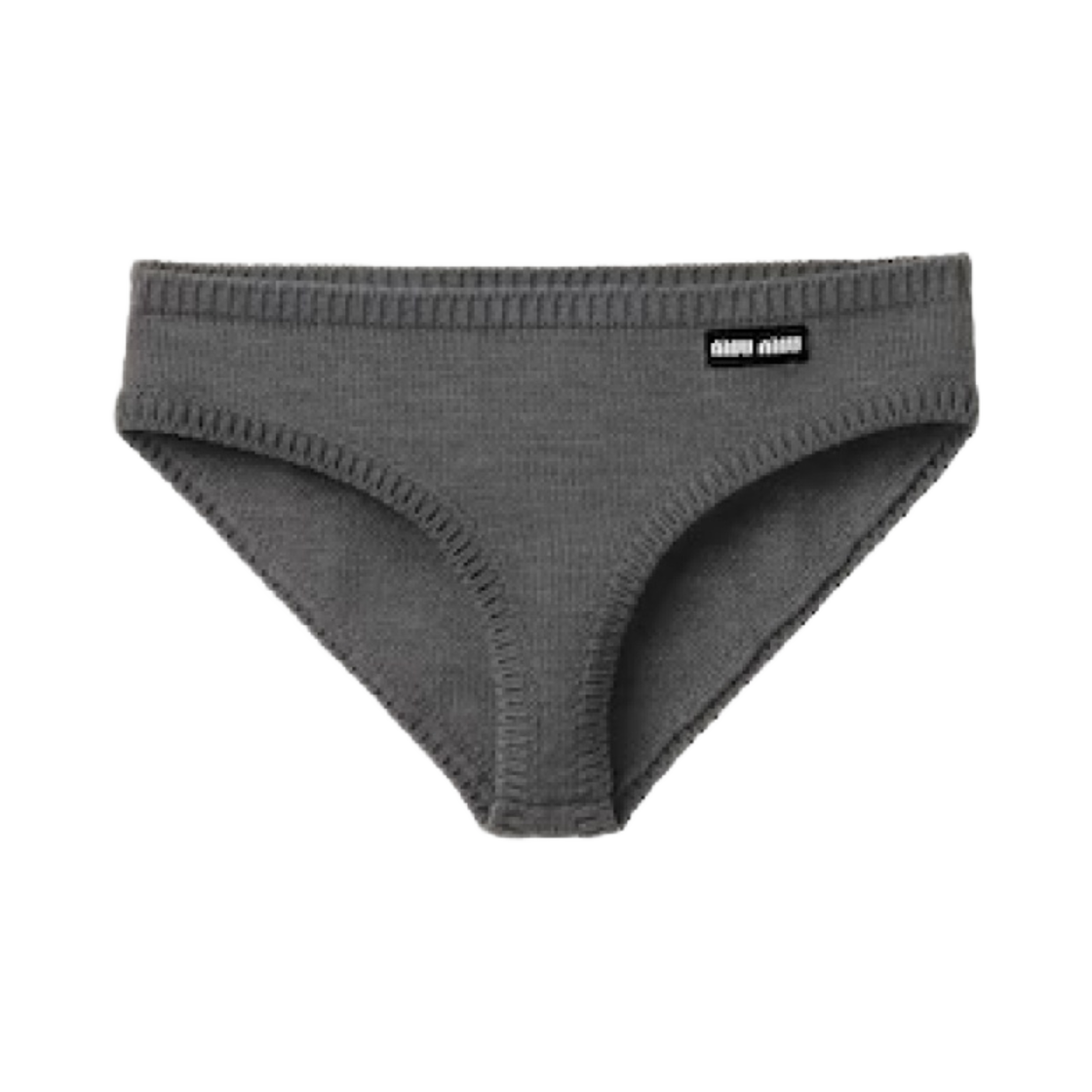 (W) 미우 미우 캐시미어 팬티 슬레이트 그레이
