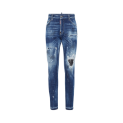 Dsquared2 Medium Ripped Wash Cool Guy Jeans Navy
