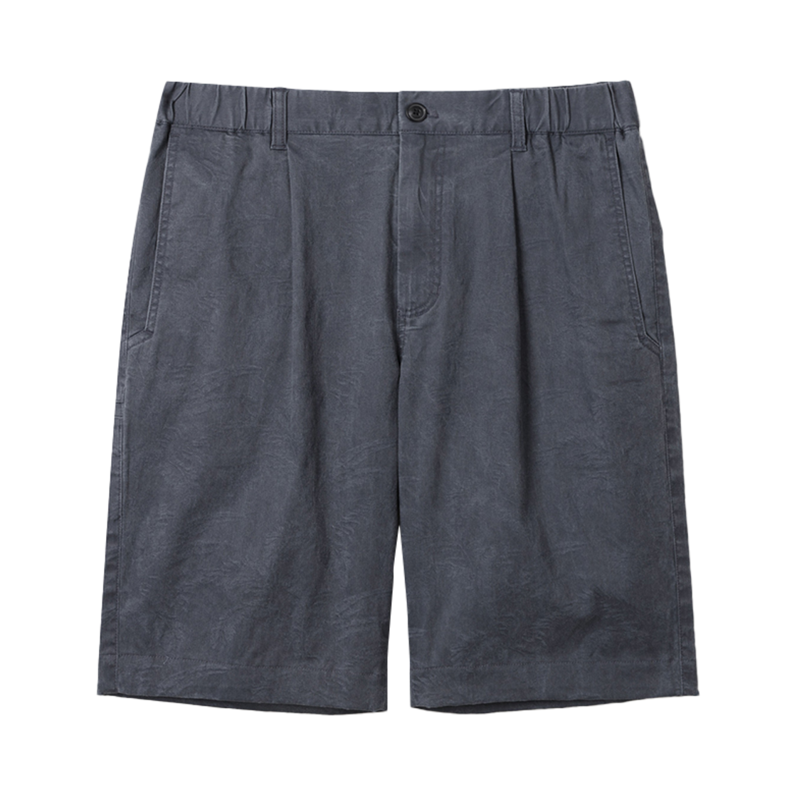 SAPOM25851NYX Series Jacquard Paisley One Tuck Loose Fit Shorts Navy